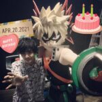 Nobuhiko Okamoto Instagram - おめでとう #かっちゃん #思い出 #爆豪勝己 #汗が爆発より視線対象が爆発まで覚醒してほしい勢 #もしくはハウザーインパクトの爆破範囲が今半径数メートルなのを数キロメートルぐらいにしてほしい勢