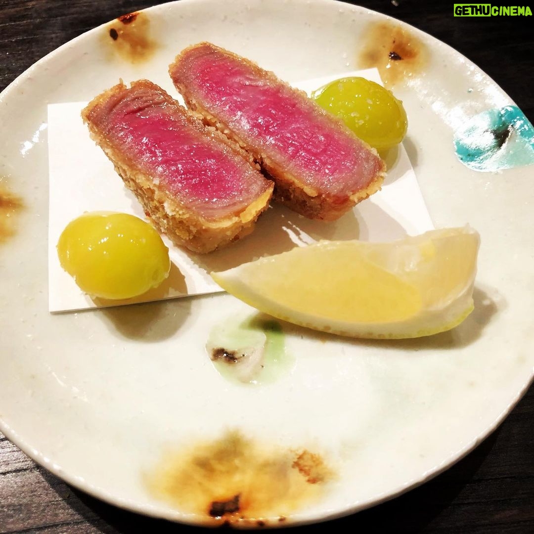 Nobuhiko Okamoto Instagram - 明後日はオトメイト(修正 #牛カツ #上 #肉割烹って最高にいいよね #チェーン店の牛カツ屋もたくさん増えたよね #クックパッドで作った時も思ったけど罪な味