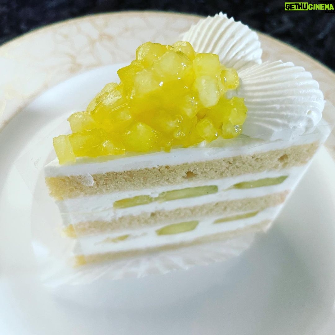 Nobuhiko Okamoto Instagram - 糖分とって午後も頑張ろー! #スーパーメロンショートケーキ #パティスリーサツキ #いつもエクストラがない悲しみ #しかし美味しい #スーパーシリーズをそろえたい #スーパー岡本信彦になれる日を夢見て #今ほぼ金髪だから髪の毛だけなれてる説