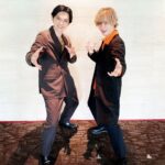 Nobuhiko Okamoto Instagram - かっちゃんポーズ #お亮さんのかっちゃんの表情 #俺がこれをしようと思ったらですね #間違いなくザブングル加藤さんの低クオリティモノマネになります #天は二物を与えずといいますが #神様も時にはよそ見をするのです #撮影者は誰でしょうか🥰