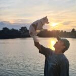 Noppharnach Chaiwimol Instagram - Like father like son🐶 #winner_doggy