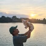 Noppharnach Chaiwimol Instagram - Like father like son🐶 #winner_doggy