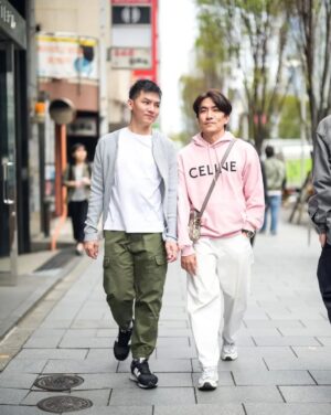 Noppharnach Chaiwimol Instagram - Even though it's end of pride month, we proud to be us every month #pride #Pridemonth🌈