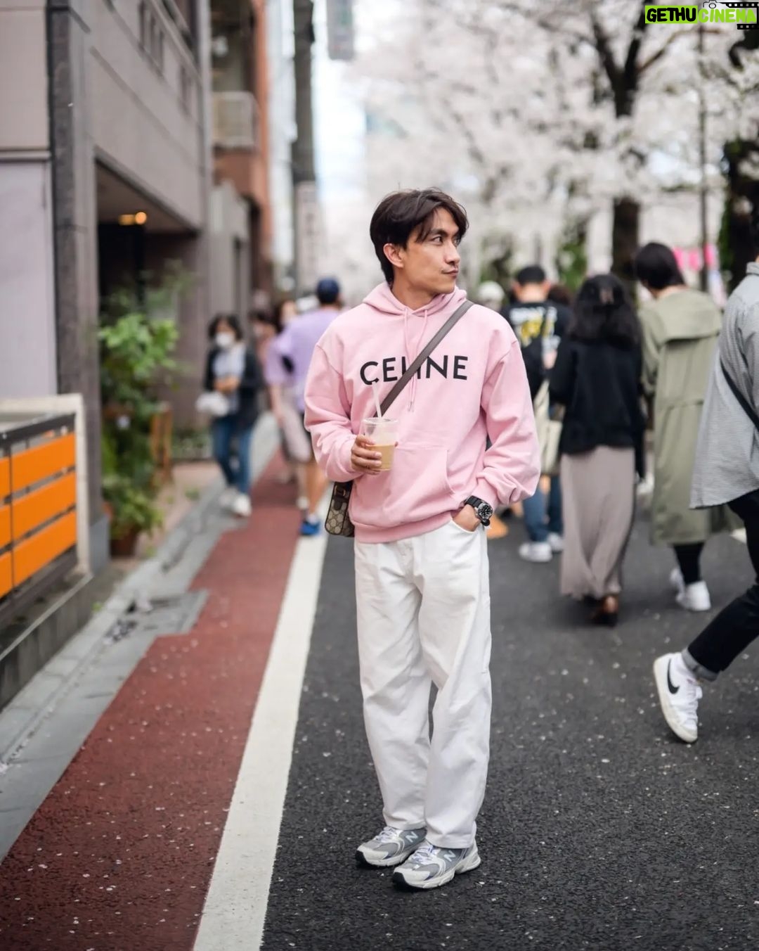 Noppharnach Chaiwimol Instagram - 🌸ซากุระ ซากุเรอะ ซากุริ🌸 #ญี่ปุ่นญี่ใจ2023 🇯🇵 Meguro, Tokyo