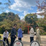 Norihiro Urai Instagram - 祇園の合間に(撮影:ゆにばーすはらちゃん) #祇園花月 #ゆにばーす #コットン #円山公園に #鷺を見に行った #鷺はいたけど #はらちゃんが推してるのとは別のだった