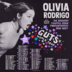 Olivia Rodrigo Instagram – my GUTS world tour just added 18 new dates! ticket registration is open til Sunday, 9/17 on oliviarodrigo.com. more dates in many countries yet to come!!!! 💜❤️ 
p.s. fans who already registered can update their show preference to one of the new dates