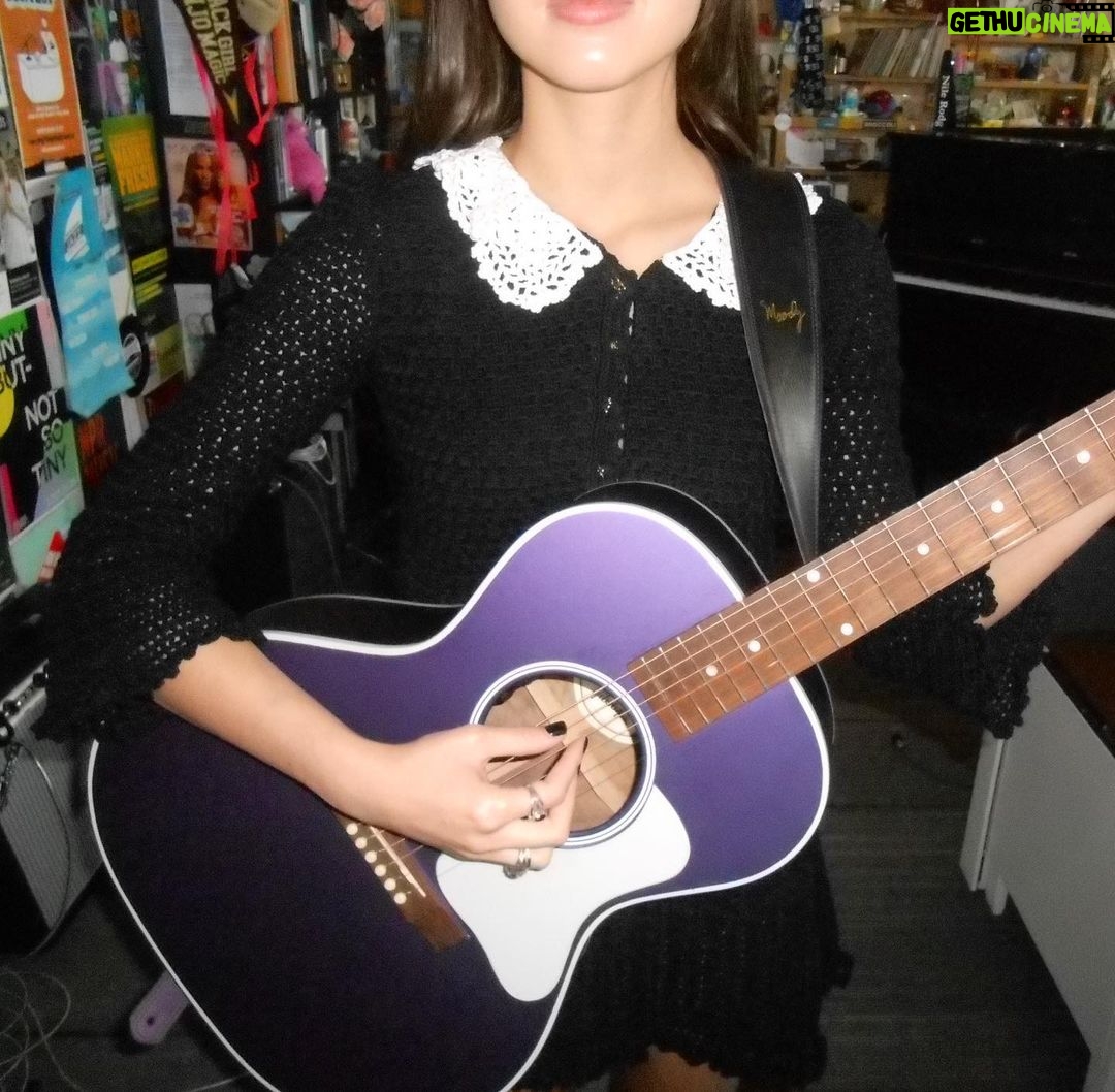 Olivia Rodrigo Instagram - tiny desk!!!! out now yayyyyy 🦋 thanks a million @nprmusic