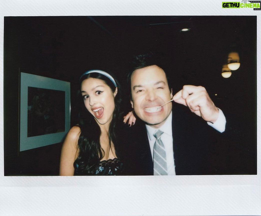 Olivia Rodrigo Instagram - fallon last night!!!! snl tomorrow tune in! 🦋🦋🦋