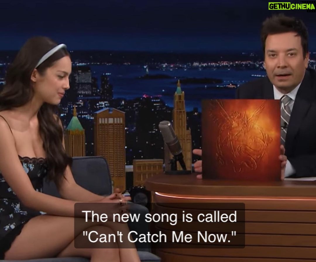 Olivia Rodrigo Instagram - fallon last night!!!! snl tomorrow tune in! 🦋🦋🦋