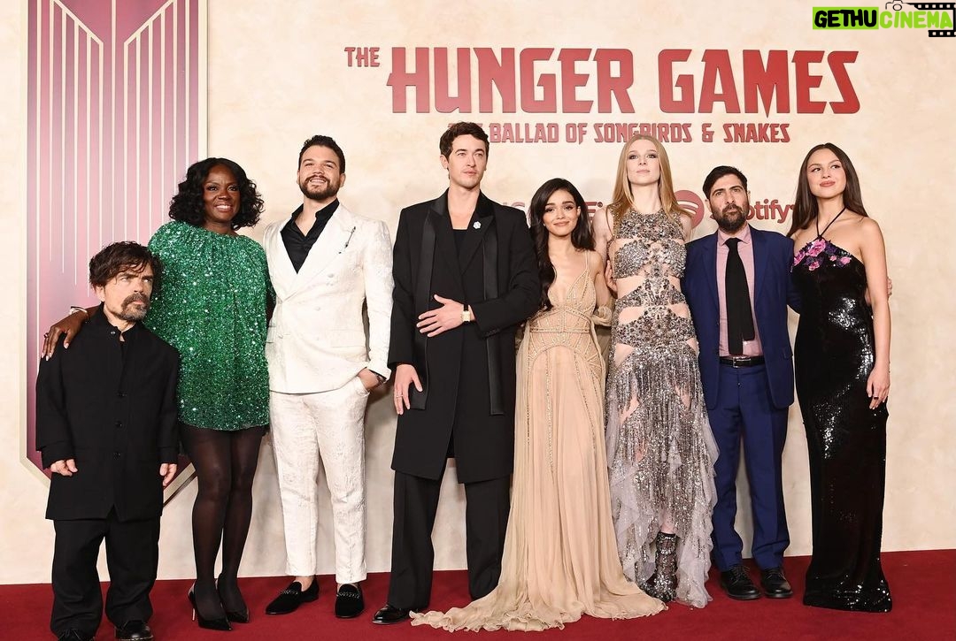 Olivia Rodrigo Instagram - hunger games premiere last night!!!!! what a joy!!! congrats to everyone who worked on this wonderful movie! so happy to be a tiny part of itπππ