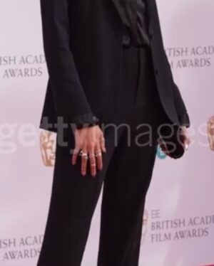 Olivia Swann Instagram - BAFTAs with the BFF 💎 ⁣
⁣
(I fell up the stairs) ⁣
⁣
An incredible night and we danced our asses off! Congratulations to all ✨✨⁣
⁣
@bafta 
⁣
#baftas #royalalberthall⁣ #awardceremony #diamondsareforever 
⁣
⁣⁣