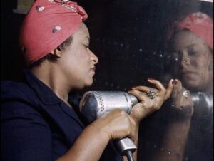 Olivia Swann Instagram - Tonight’s episode of Legends is a special one for me. The story of the Black Rosies, the phenomenal Black women and women of colour who fought to help out on the home front during WWII and endured relentless racism and sexism while they worked, is a story that is rarely told. Despite the intense discrimination, the Black Rosies pushed through because they were proud of the work they were doing and proud of their part in the war effect. Strong Black women have always existed throughout history, I’m here because of them, and honouring their lives and remembering them is such an important part of what we do. It’s an honour to help tell stories like these. 

I was so thrilled to work with @totallykimleigh who is one of the kindest and brightest souls I have ever met. She brought so much sincerity and heart to Gladys and it was humbling to share such beautiful and emotional scenes with her. Kimleigh, I can’t thank you enough.

This episode highlights the strength of women and I couldn’t be more grateful for the incredible women I work with. My gals @lissethchavez @missamypembs @caitylotz @jesmacallan and @talaashe - thank you for having my back. 

Filming this episode was a very personal experience in many ways and, sadly, problematic behaviour and ignorance still exist which is why I care so much about stories like this one.

For the Black Rosies 
Still, we rise
💪🏽🌹