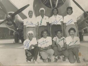 Olivia Swann Instagram - Tonight’s episode of Legends is a special one for me. The story of the Black Rosies, the phenomenal Black women and women of colour who fought to help out on the home front during WWII and endured relentless racism and sexism while they worked, is a story that is rarely told. Despite the intense discrimination, the Black Rosies pushed through because they were proud of the work they were doing and proud of their part in the war effect. Strong Black women have always existed throughout history, I’m here because of them, and honouring their lives and remembering them is such an important part of what we do. It’s an honour to help tell stories like these. 

I was so thrilled to work with @totallykimleigh who is one of the kindest and brightest souls I have ever met. She brought so much sincerity and heart to Gladys and it was humbling to share such beautiful and emotional scenes with her. Kimleigh, I can’t thank you enough.

This episode highlights the strength of women and I couldn’t be more grateful for the incredible women I work with. My gals @lissethchavez @missamypembs @caitylotz @jesmacallan and @talaashe - thank you for having my back. 

Filming this episode was a very personal experience in many ways and, sadly, problematic behaviour and ignorance still exist which is why I care so much about stories like this one.

For the Black Rosies 
Still, we rise
💪🏽🌹