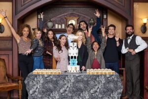 Olivia Swann Instagram - Tonight we celebrate 100 episodes of Legends of Tomorrow! ⁣
⁣
The cast and crew work so hard to create each crazy episode and the 100th is something very special. Working with the OG Legends was such an honour and felt like one big family reunion. It was a huge episode and our director, fearless leader and Time Mom @caitylotz absolutely smashed it out of the park. ⁣
⁣
I’m so grateful to be part of this bonkers show that beautifully combines zaniness and madness with so much heart. Every day at work is filled with laughter and I couldn’t think of a better group of people to screw up the timeline with. ⁣
⁣
Once a Legend, always a Legend 💥⁣

#legendsneverdie #dclegendsoftomorrow #100