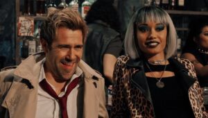Olivia Swann Instagram - The first photo was taken on my last day filming with Matt as Constantine, the last photo was taken on one of my first days, with some of my favourite moments in between.⁣
⁣
@mattryanreal is so incredibly dedicated to John Constantine, he IS John Constantine and that made every scene we had together so special. The journey John and Astra went on was intense but grew into something wonderful and it’s been such an honour to be part of that story. I owe a lot to Matt, he made my first days on set so easy and comfortable and working with him will forever be a joy. Thank you Matt for bringing every bit of Constantine to life and for your grace and grit. I’m thrilled we still have you playing around with us 🔥 ⁣
⁣⁣
#johnconstantine ⁣#dclegendsoftomorrow #hellblazer #hellspawn #legend #finale #legendsneverdie #magic 
 ⁣⁣⁣
⁣⁣⁣
⁣⁣⁣
⁣⁣⁣