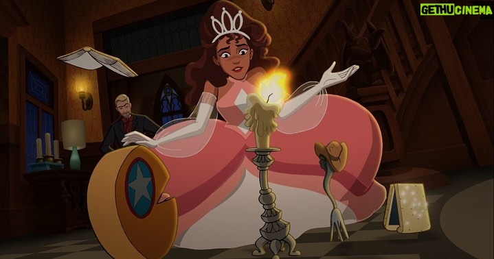 Olivia Swann Instagram - ⁣ *screams in disney princess*⁣ ⁣ I can’t even begin to describe how much fun I had working on this episode. And I got to voice Astra as an animated princess!? Are you kidding? Talk about dream come true. ⁣ 605 was a huge feat and everyone pulled together in a big way. ⁣ ⁣ @ketomizu and @rayutar thank you for writing such a bonkers and brilliant script with so much for us all to play with. Director @caitylotz captained the ship like the damn pro she is, thank you for creating such a fun atmosphere. And it will forever be an honour to share scenes with @mattryanreal and his infectious playfulness and never ending talent. ⁣ ⁣ To the phenomenal artists and animators at WB Animation who worked so hard to create this animation in all of its colourful, whimsical glory - @theanimatedlife @tonycervone @macartwork @optimusscotto and @hayk_animation to name a few - thank you for this wonderful moment.⁣ ⁣ The entire cast, crew, hair and make up smashed it out of the park, such a special experience. And thus, ends my award acceptance speech, apparently.⁣ ⁣ Shoutout to Abbey/@astramcgrath on Twitter for these awesome screenshots 💛⁣ ⁣ ⁣⁣#dcslegendsoftomorrow #animation #disneyprincess #warnerbros #warnerbrosanimation #pinchme ⁣⁣ ⁣⁣