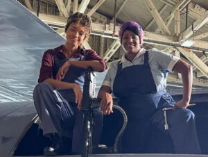 Olivia Swann Instagram - Tonight’s episode of Legends is a special one for me. The story of the Black Rosies, the phenomenal Black women and women of colour who fought to help out on the home front during WWII and endured relentless racism and sexism while they worked, is a story that is rarely told. Despite the intense discrimination, the Black Rosies pushed through because they were proud of the work they were doing and proud of their part in the war effect. Strong Black women have always existed throughout history, I’m here because of them, and honouring their lives and remembering them is such an important part of what we do. It’s an honour to help tell stories like these. 

I was so thrilled to work with @totallykimleigh who is one of the kindest and brightest souls I have ever met. She brought so much sincerity and heart to Gladys and it was humbling to share such beautiful and emotional scenes with her. Kimleigh, I can’t thank you enough.

This episode highlights the strength of women and I couldn’t be more grateful for the incredible women I work with. My gals @lissethchavez @missamypembs @caitylotz @jesmacallan and @talaashe - thank you for having my back. 

Filming this episode was a very personal experience in many ways and, sadly, problematic behaviour and ignorance still exist which is why I care so much about stories like this one.

For the Black Rosies 
Still, we rise
💪🏽🌹