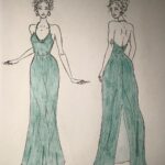 Olivia Swann Instagram - For some reason, I decided I wanted to make my own dress for my brother’s wedding. Was I inspired or had I lost my mind? Probably the latter. But I did. And, surprisingly, it didn’t fall apart.⁣ ⁣ #dress #wedding #dressmaking #process