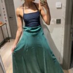 Olivia Swann Instagram - For some reason, I decided I wanted to make my own dress for my brother’s wedding. Was I inspired or had I lost my mind? Probably the latter. But I did. And, surprisingly, it didn’t fall apart.⁣ ⁣ #dress #wedding #dressmaking #process