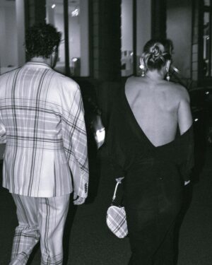 Olivier Dion Instagram - Soir de gala with my partner in crime 🌹 

📸: @rosalietellier 
Glam team:
Dress @maisonlprn 
Suit @viviennewestwood from @ssensemontreal 
Mua @makeupby.sonia 
Hair @brookecolours @pinklablondeclub