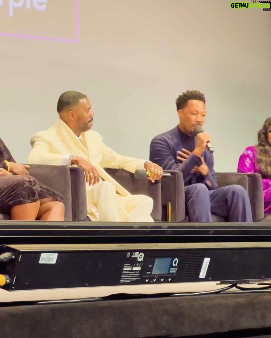 Oprah Winfrey Instagram - @thecolorpurple spotlight: @coreyhawkins Corey’s musical prowess is the reason he was the first person casted in the movie. I knew he would play the perfect Harpo—that’s Oprah spelt backwards if you missed that history lesson. What I didn’t know was that he was best friends with @daniebb3, his soon-to-be Sofia, which was just fantastic! They went to Julliard together but never worked on a project together…until now. Corey gave Harpo so much heart that he now represents hope for a new generation of men. In this film he redefines what it means to be in service to the woman you love. I’m welcoming Corey to the Purple family with open arms (and dancing feet) and I cannot wait for you to meet his version of Harpo. The Color Purple is in theaters starting Christmas Day💜