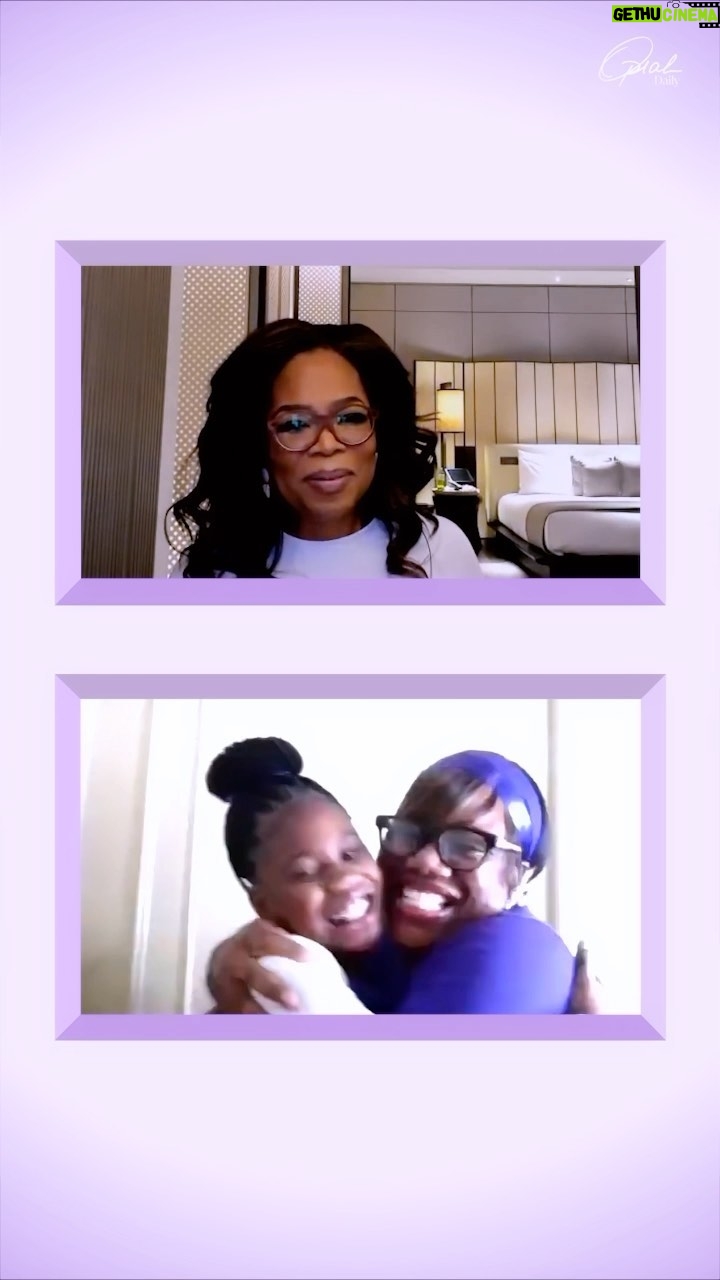Oprah Winfrey Instagram - Yโall know I had to Zoom with @go_rosie_grow the moment I saw her reenact @thecolorpurple to personally invite her as my guest to the premiere. Catch us on the Purple carpet soon๐๐๐