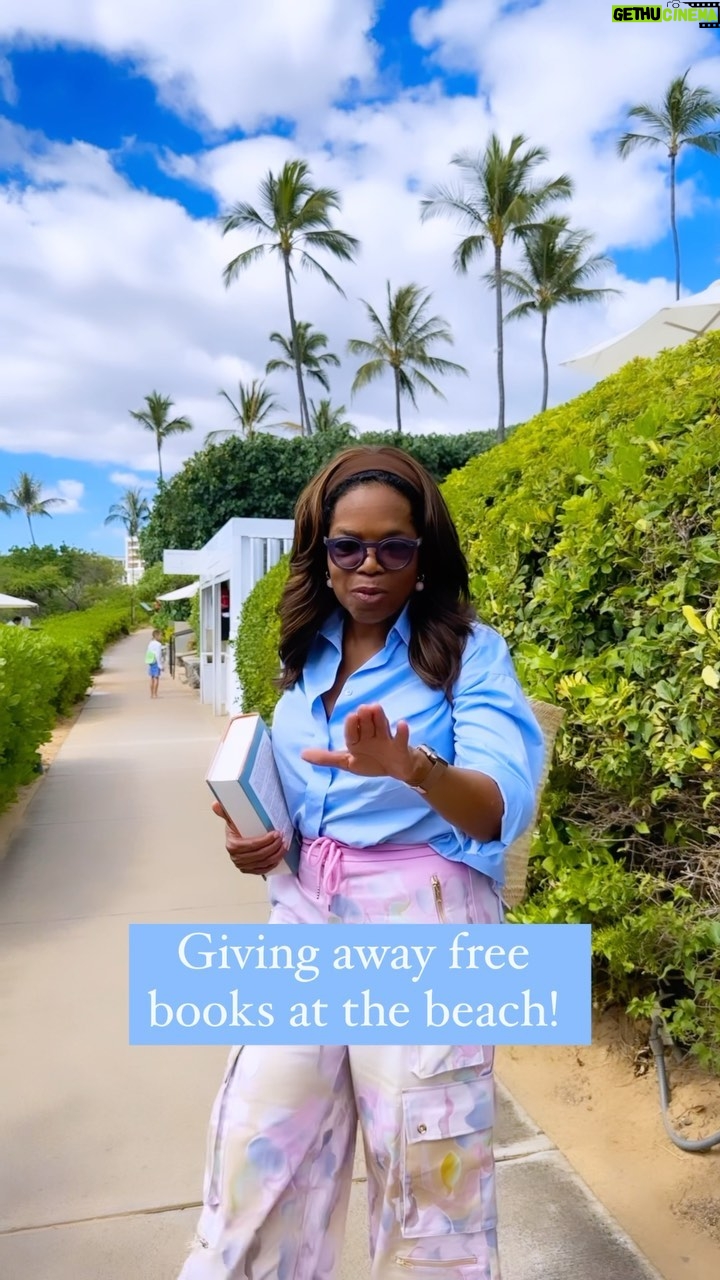Oprah Winfrey - 165.7K Likes - Went to the beach to give out copies of “The Covenant of Water” by @abraham.verghese.official! Wondering where I should go next 👀 And don’t forget that you can listen to “The Covenant of Water: The Podcast” wherever you podcast or by clicking the link in my bio!
By the way cargo pants by @cynthiarowley for everyone who’s asking!