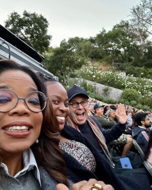 Oprah Winfrey Instagram - Can’t remember when I’ve had a happier Saturday night. Watching @trevornoah at the Santa Barbara Bowl with Scott Sanders and daughtergirl Tabitha under a full moon sky. He is astutely observant, brilliant and so funny I left with a laugh headache. Go see when he comes to a city near you!