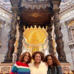 Oprah Winfrey Instagram - Happy Easter from Vatican City 🙏🏾 @gayleking @kirbybump