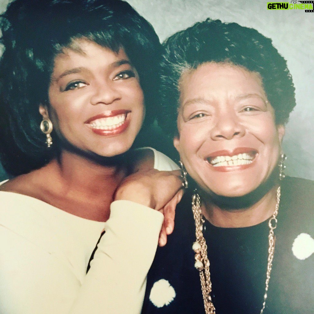 Oprah Winfrey Instagram - Maya would have been 95 today—and I would be throwing her a BIG party, as I did every 5th year since she turned 60. I grew up reading her insightful books and memorizing her poems. When I finally got to meet her in my late 20s she made me a meal and read me Paul Laurence Dunbar poetry. From that point on, I sat at her table and listened to her words of wisdom for years. “When people tell you who they are, believe them— the FIRST time!” “When you know better, you do better.” “When you learn, teach. When you get, give.” And a mind treasure of other wisdoms.  I value those gifts to me even more now that she’s gone. But more importantly, I still feel her everywhere. In the stillness, in conversations, in sun rises and sunsets, her Spirit abides with me, greeting me as she always did, “Hello, you darling girl.”