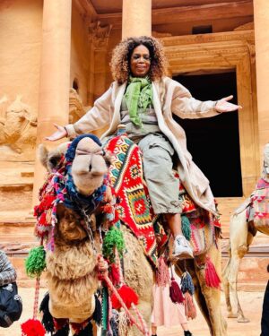 Oprah Winfrey Instagram - Visited Jordan this week and there was so much to see and experience! We visited the site where John the Baptist baptized Jesus, Petra and all its fascinations, camels, and the spot where the big boulder comes rolling out of Indiana Jones. So much history there in the “Rose City,” voted one of the 7 new wonders of the world. It takes 3 days to really see it all we only spent 3 hours. Put it on your must see list if you haven’t already! 🇯🇴
