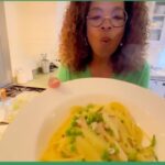 Oprah Winfrey Instagram - As many of you know, I’ve been putting my health at the top of my to-do list by hiking regularly, watching what I eat, and cutting butter out of my diet. Thanks to Chef Philippe for helping me with the latter! Head over to OprahDaily.com for his recipe on my favorite butter-free pasta, only on @oprahdaily 🍝
