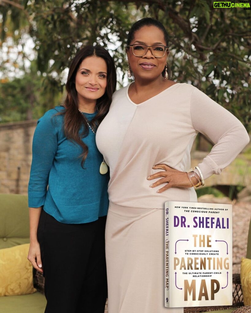 Oprah Winfrey Instagram - Out of all the parenting experts I’ve ever interviewed, @doctorshefali has been one my favorites. I’ve given her book “The Conscious Parent” to every parent (new, old, young, expecting, experienced, ALL of them) because it’s one of the most profound books on parenting I have ever read. She has a new book titled “The Parenting Map” that will help you consciously create the ultimate parent-child relationship, and it’s available now wherever you buy your books. Congratulations, Dr. Shefali!
