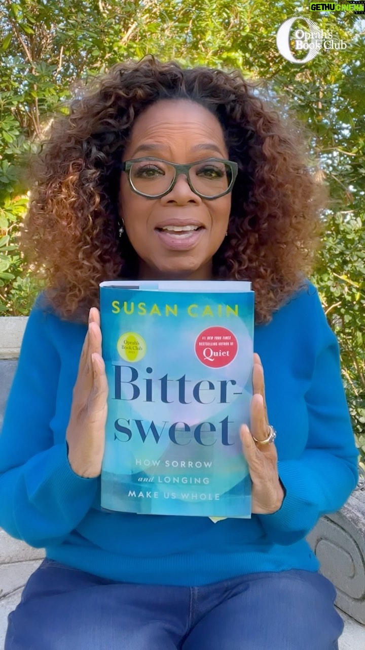 Oprah Winfrey Instagram - Our next selection for @oprahsbookclub is… “Bittersweet: How Sorrow and Longing Make Us Whole” by Susan Cain and it has the power to transform the way you see your life and even the world. “Bittersweet” tackles a complicated issue for most of us—happiness. There’s been so many easy-fix books about finding it, but this book talks about a more complicated truth: There is no happiness without sadness. And @susancainauthor believes it’s how we own up to the sadness in our lives that creates a deep, more authentic feeling of happiness. “Bittersweet” is a revelation on how embracing sadness and heartache can lead you to the path of creativity, connection and yes, even love. We urge you to get a copy of this extraordinary book and read with us. And make sure you take the “Bittersweet” quiz in the book to find out where you fall in the “sensitivity” spectrum. We hope you join us over these next few weeks as we explore what it means to live a “Bittersweet” experience. #ReadWithUs