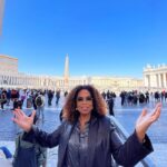 Oprah Winfrey Instagram - Happy Easter from Vatican City 🙏🏾 @gayleking @kirbybump