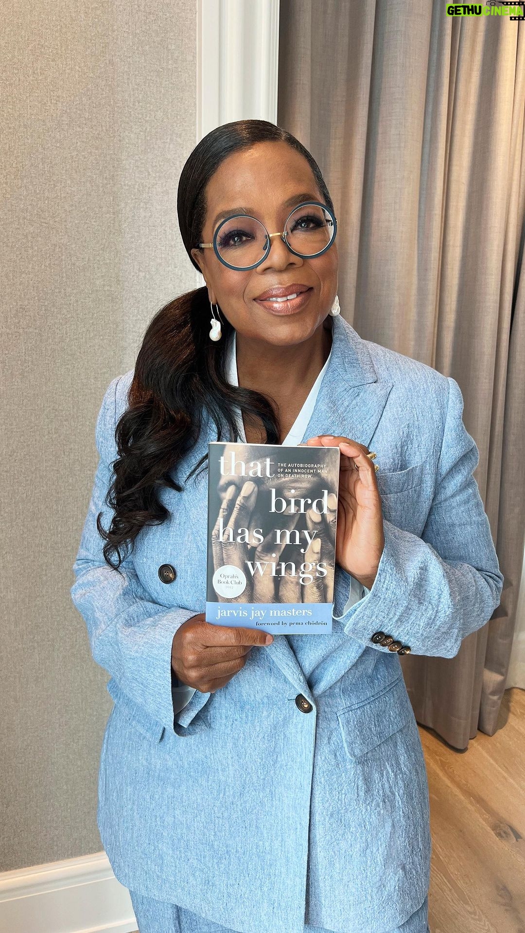 Oprah Winfrey Instagram - Our next @oprahsbookclub’s selection is… “That Bird Has My Wings,” by Jarvis Jay Masters. Masters is an author, activist and Buddhism practitioner who has been incarcerated on death row in California’s San Quentin Prison for over 30 years. “That Bird Has My Wings,” first published in 2009, is his extraordinary memoir — a deft, wise, page-turning account of childhood trauma, his experiences in foster care, his journey through the American justice system, and his spiritual enlightenment while on death row. Masters spent over twenty years in solitary confinement, and remains on death row today, for a crime he says he did not commit — and his appeal will be heard in federal court in late October. He’s a gifted writer with an unforgettable story, sharing a powerful message of hope and endurance as well as deep insight into how our childhood experiences shape who we become. Will you pick up a copy and #ReadWithUs?