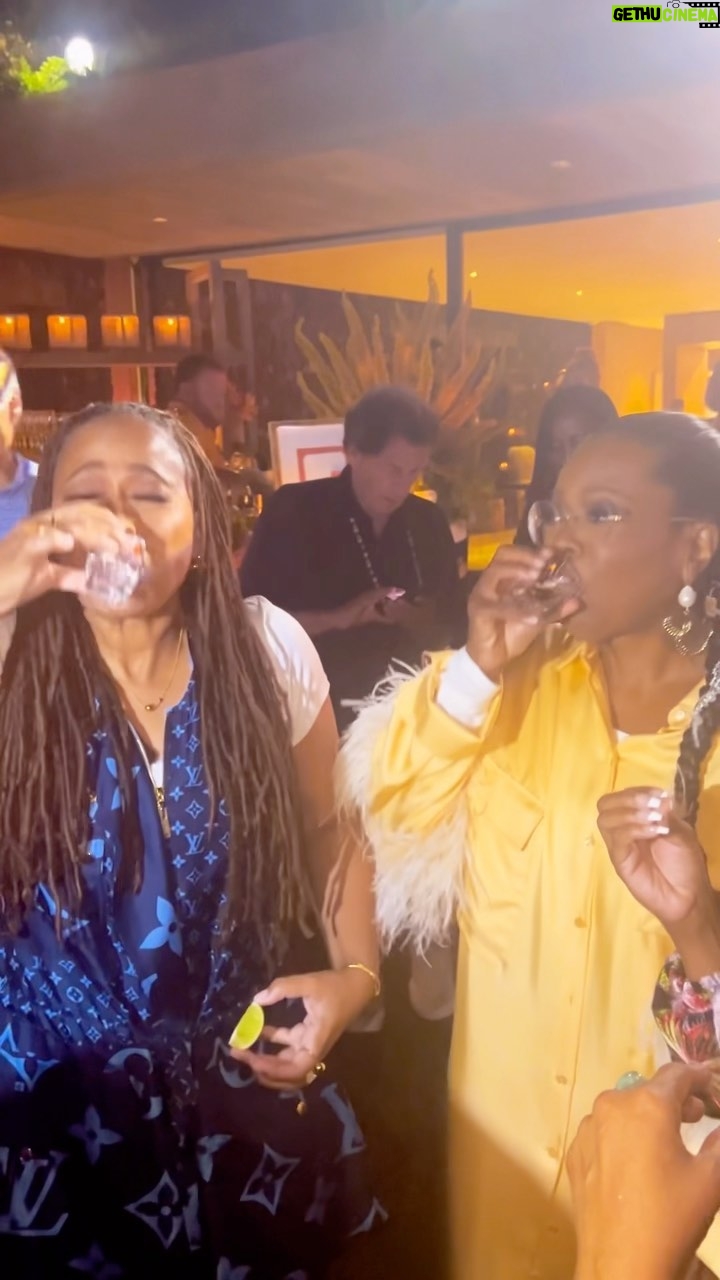 Oprah Winfrey - 162.7K Likes - I had my first tequila shot 2 weeks after I turned 50 at @johntravolta's 50th birthday celebration. Those of you who partake know how it changes a party.
In all these years I’ve never gotten @ava, nor @gayleking or @stedmangraham to take a sip of alcohol. So this was a monumental moment. Ava’s first on her 50th birthday party—then after much convincing second shot!