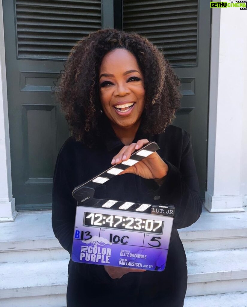 Oprah Winfrey Instagram - I visited the set of #TheColorPurple and we cried, we sang, and we even did the Electric Slide. I can tell you for sure this ain’t your mama’s Color Purple—but I bet you, your mama, and the whole family is gonna love this new reimagined and evolved version. Tap the link in my bio to read all about my experience down in Georgia over at @oprahdaily! 💜 Midway, Georgia