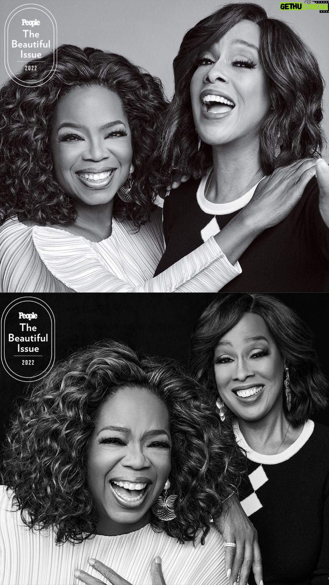 Oprah Winfrey - 209.8K Likes - Who knew a snowstorm 46 years ago would gift us a friendship of almost five decades? Thank you to @PEOPLE for including us as an example on the beauty of friendships in their Beautiful Issue, @joepug for the shots, @stephengalloway for his inspired movement suggestions, and @gayleking for always providing the laughs when we’re together. The issue is available this Friday!