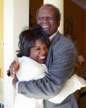 Oprah Winfrey Instagram - For me, the greatest of the “Great Trees” has fallen: Sidney Poitier. My honor to have loved him as a mentor. Friend. Brother. Confidant. Wisdom teacher. The utmost, highest regard and praise for his most magnificent, gracious, eloquent life. I treasured him. I adored him. He had an enormous soul I will forever cherish. Blessings to Joanna and his world of beautiful daughters 🙏🏾