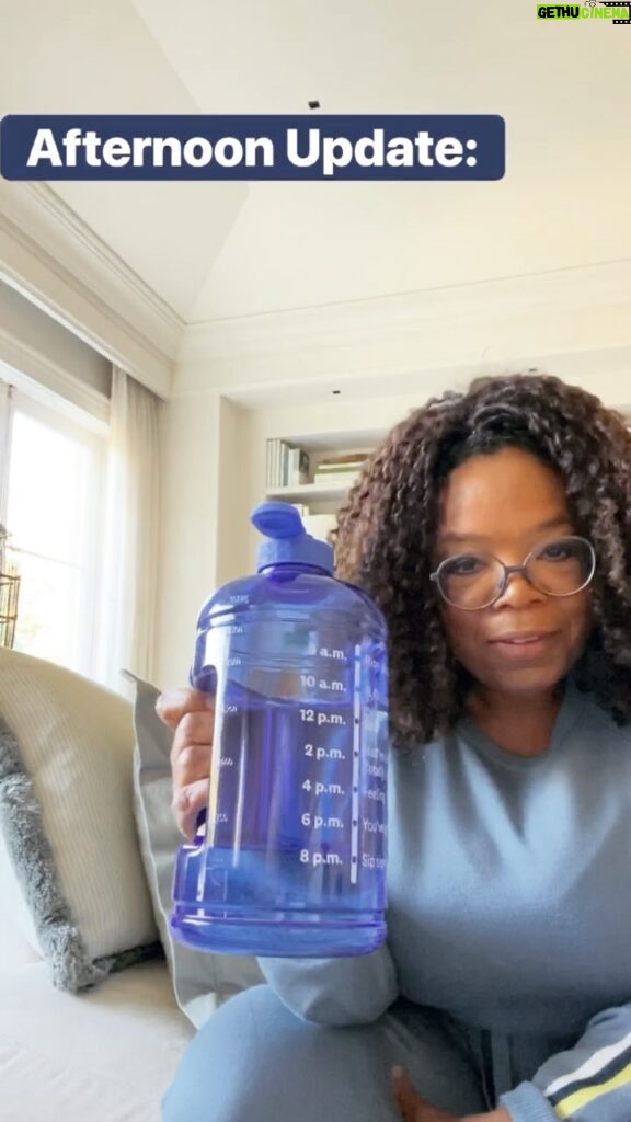 Oprah Winfrey Instagram - Ready for a reset? @WW’s mantra for 2022: Live the life you love, lose the weight you want. You know I love that WW encourages healthy habits and now it’s even better! Because you can add points. Go out for a walk. Add points. Choose a healthy snack. Add points. Drink water? You guessed it, add more points! That’s why we kicked off the new year at my house with a water challenge. Some of us guzzled the water down like it was nothing, others paced themselves, and @gayleking took a little too long 🤣 But this goes to show that no two people are alike, which is why if you sign up for WW now, you’ll get a plan that’s 100% designed for you. I'm already feeling great, tracking in the WW app, and I'm getting extra steps walking back and forth from the bathroom 🤣 Visit ww.com to get your first 3 months for free! #OprahandWW