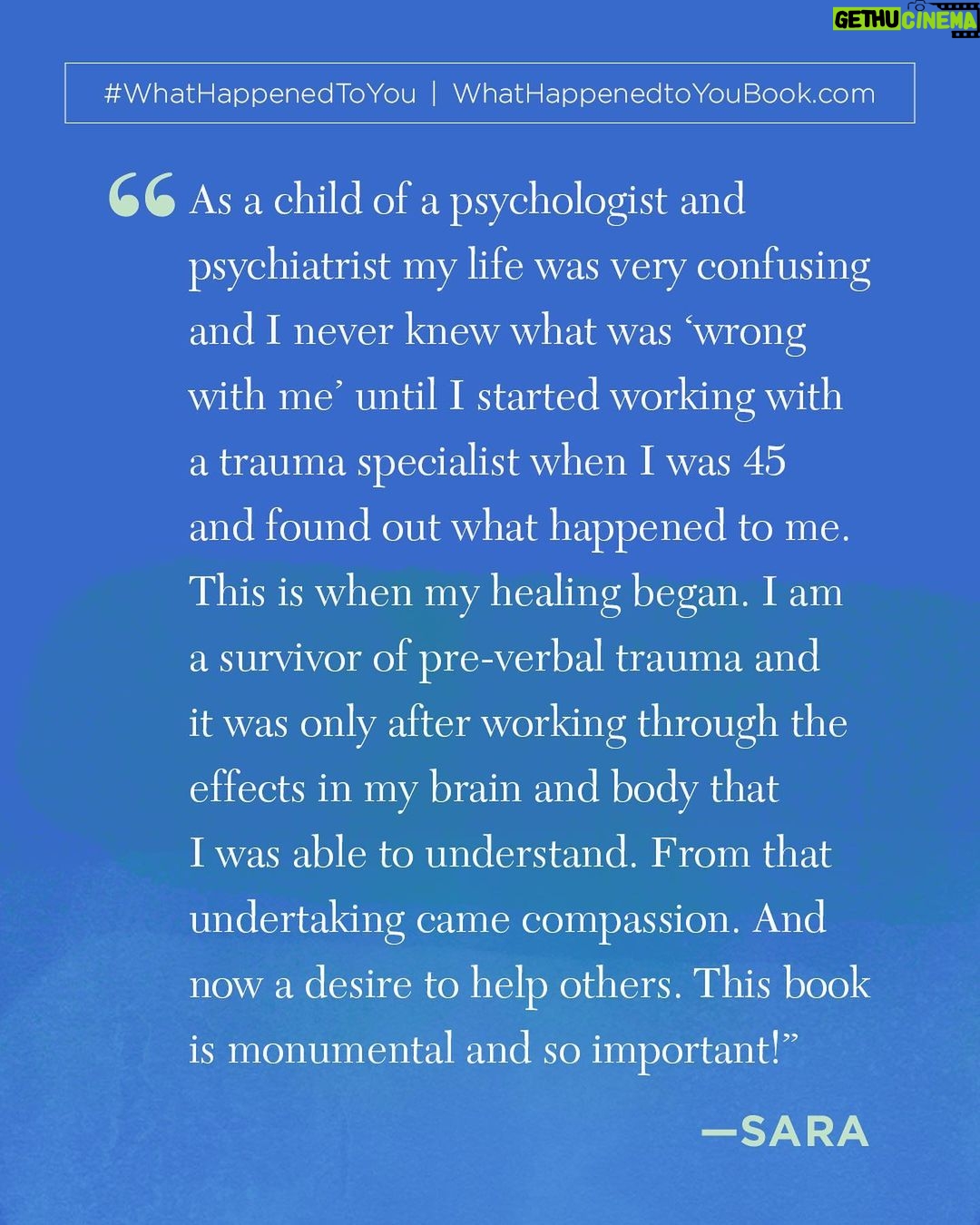Oprah Winfrey Instagram - A year ago, I released #WhatHappenedToYou with Dr. Bruce Perry. Our hope was that the book would help people heal from their childhood traumas and shift the question from “What’s wrong with you?” to “What happened to you?” What actually ended up happening was far greater than this little girl born in Kosciusko, Mississippi—and everything she went through—could’ve ever dreamed of. Not only did it spend one full year on the @nytimes bestseller list, but it connected with so many of you. Thank you to everyone who bought the book. I’m especially grateful to all of you who connected and made your own discoveries. #WhatHappenedToYou is available at whathappenedtoyoubook.com, or wherever you buy or download your books. Tap the link in my bio to get your own copy!