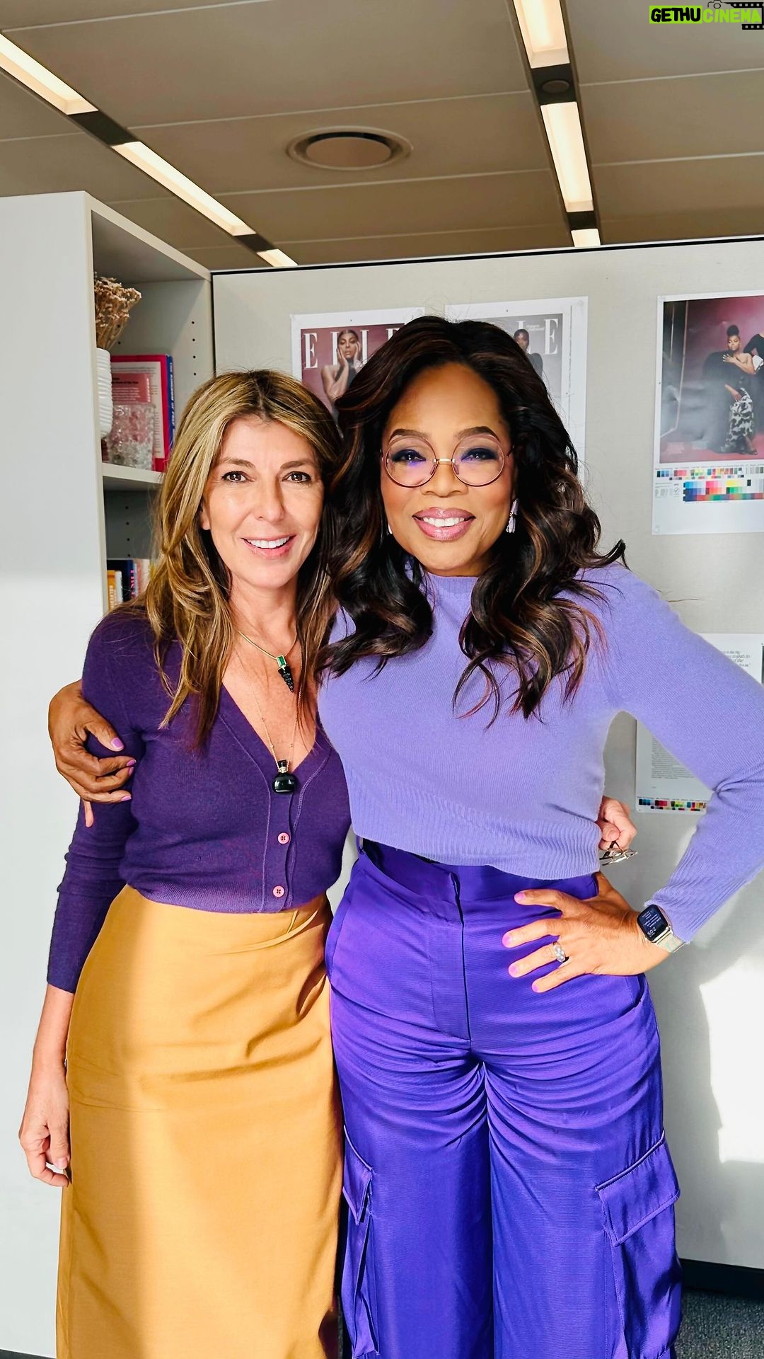 Oprah Winfrey Instagram - What a joy to see my Purple girls receiving the flowers they deserve. Thank you to @ninagarcia for putting @tarajiphenson, @tasiasword, and @daniebb3 on the cover of @ellemagazine for @thecolorpurple—they look FANTASTIC💜 #ELLEWIH @oprahdaily
