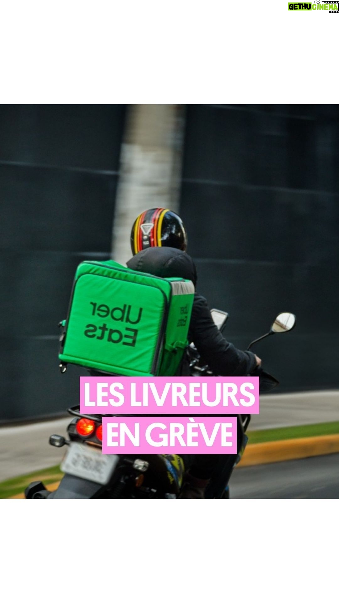 Pablo Mira Instagram - Les livreurs Uber Eats annoncent une grève pour demander l’augmentation de leur salaire 🛵
