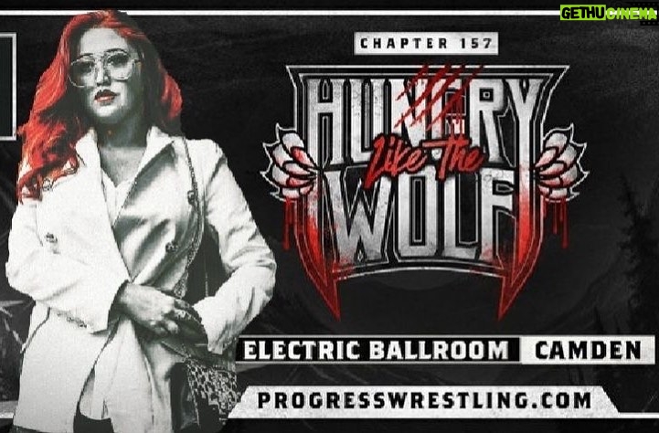 Paige Nicole Mayo Instagram - Missed @ThisIs_Progress chapter 157 “Hungry Like The Wolf”? It’s now available to watch on DEMAND PROGRESS PLUS! Hosted by yours truly! 📺 #PROGRESSWrestling #Wrestling **Thanks @GarrMunro for this rad graphic! 😘