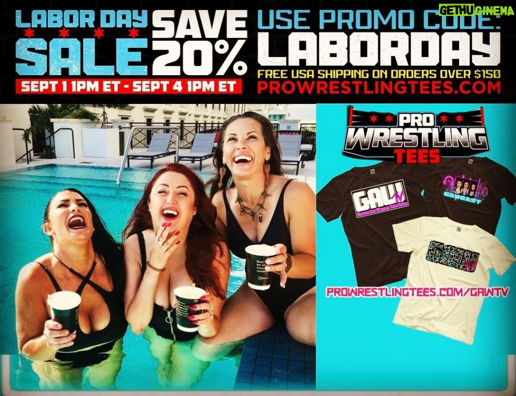 Paige Nicole Mayo Instagram - Look #GAWGEOUS when watching @themickiejames @reallisamarie & @officialsocalval every Wednesday on @youtube & save 20% w/ promo code: LABORDAY at our @prowrestlingtees store! LINK IN BIO!! #GAWTV #YouTube #LisaMarieVaron #SoCalVal #ValerieWyndham #MickieJames #GrownAssWomen #wwe #wweraw #wwesmackdown #raw #smackdown #impactwrestling #aew #aewrampage #aewdynamite #aewcollision #wrestling #prowrestling #professionalwrestling #womenswrestling #indywrestling #impactwrestling #worldwrestlingentertainment #edgeup #wrestlingmemes #wrestlinglife