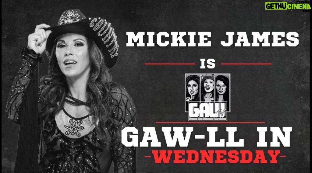 Paige Nicole Mayo Instagram - WEDNESDAY on #GAWTV -- @themickiejames @reallisamarie & @officialsocalval are 'GAW-LL IN' 🇬🇧 We welcome back @GabLaSpisa to @gawtv for the 🔥Hottest Preview Show 🔥of the 🔥Hottest Wrestling Show🔥 of the summer!! Join us WEDNESDAY @ 5pm ET on YouTube.com/GAWTVSHOW as the ladies talk @AEW ALL IN -- @the_mjf vs @adamcolepro @cmpunk vs @samoajoe + #FTR #youngbucks @chrisjerichofozzy @tonistorm_ @saraya @realbrittbaker @shidahikaru & all the happenings from @wembleystadium !! #AEW  #AEWAllIn #AEWCollision  #AEWDynamite  #aewrampage