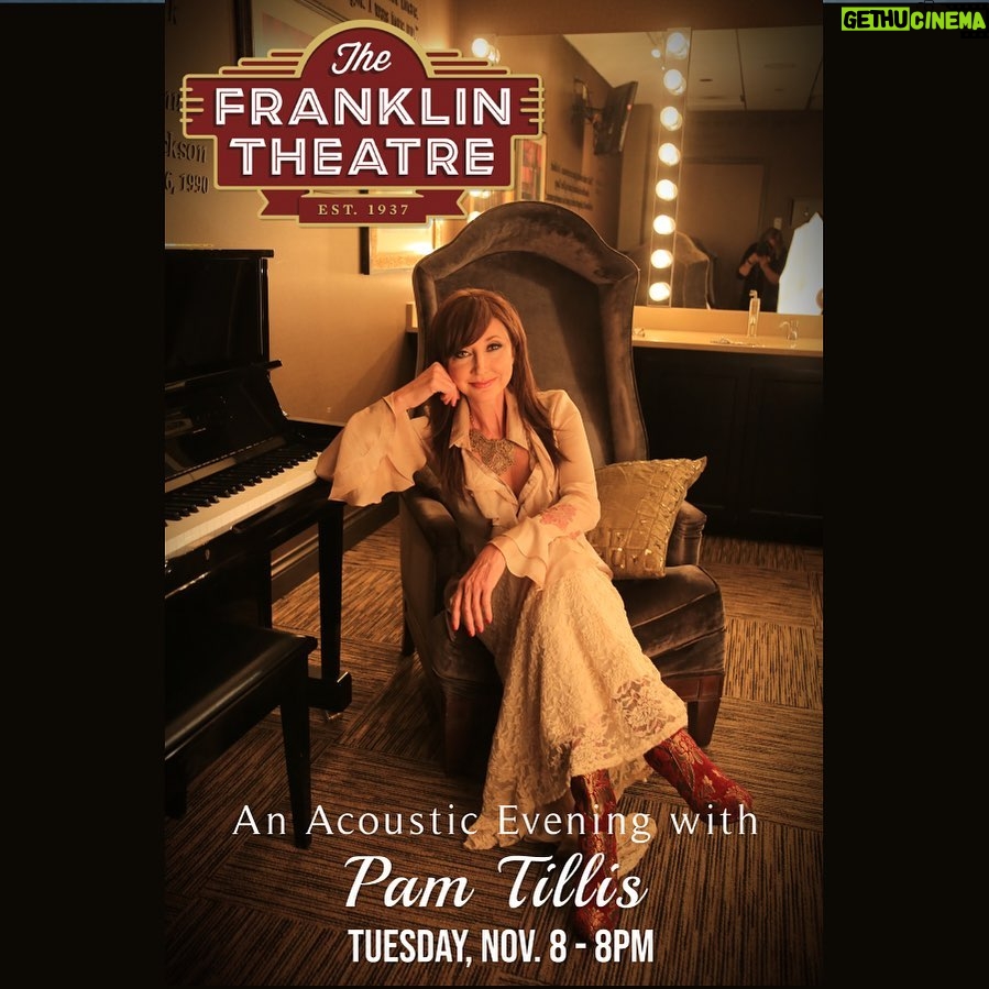 Pam Tillis Instagram - For all my friends and fans in the Nashville and surrounding areas, I’ll be performing at The Franklin Theatre next Tuesday night with my trio du jour (Haley Sullivan and Carson McKee) with special guest Kory Caudill. Y’all come join us! Franklin, Tennessee