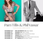 Pam Tillis Instagram - Jingle bleeps 🔔 🎄🎅🏼 If you’re in the mood for an unpredictable Christmas, come out and see us! #christmas #holidaysandhitstour #pamtillis #philvassar Nashville, Tennessee