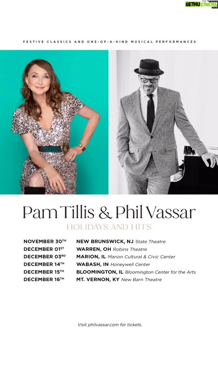 Pam Tillis Instagram - Jingle bleeps π ππ
πΌ If youβre in the mood for an unpredictable Christmas, come out and see us! #christmas #holidaysandhitstour #pamtillis #philvassar Nashville, Tennessee